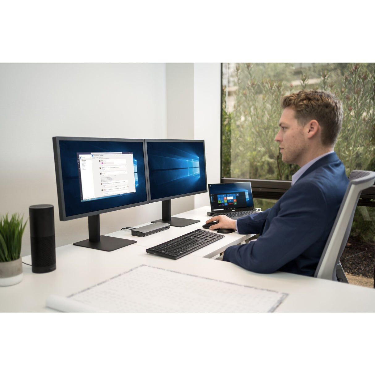 Kensington Ratón inalámbrico dual SureTrack Ratón Inalámbrico RF Wireless + Bluetooth 3 Negro