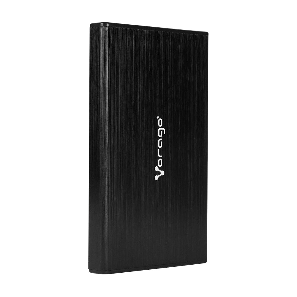 Vorago HDD-202 caja para disco duro externo Cubierta de disco duro/SSD Negro 2.5", SATA, 10 Gbit/s, Conexión USB