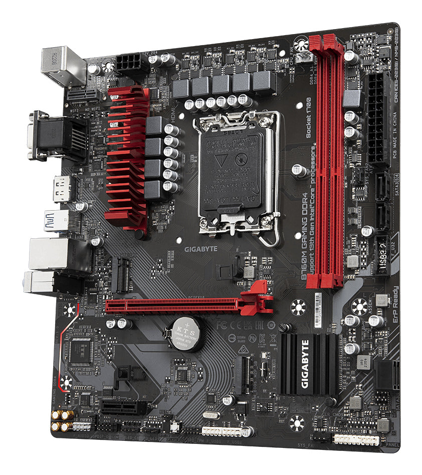 GIGABYTE B760M GAMING DDR4 Placa base - Soporta CPUs Intel Core de 14ª generación, VRM digital de 6+2+1 fases, hasta 5333MHz DDR4 (OC), 2xPCIe 4.0 M.2, LAN 2.5GbE, USB 3.2 Gen1 placas base Intel LGA 1700 LGA 1700 64 GB