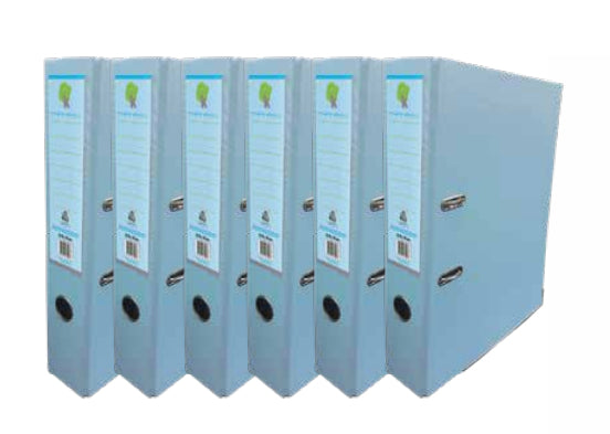 Techmakro KITCARP6AZP carpeta Cartón, Cloruro de polivinilo (PVC) Azul claro Carta, Folder de archivo convencional, 650