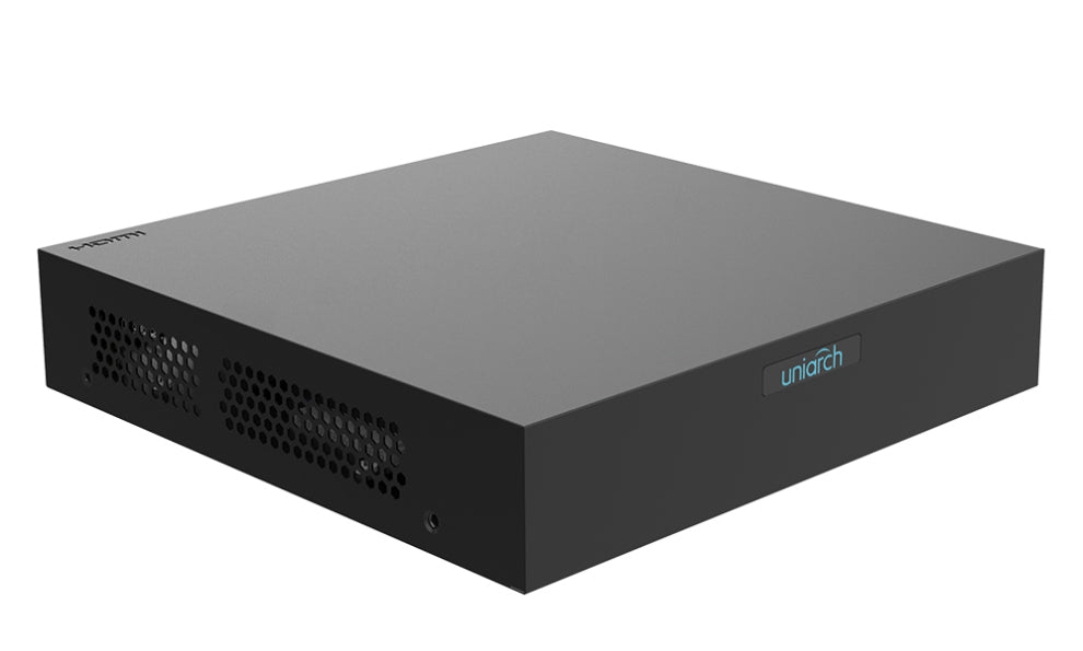 UNIARCH NVR 4 Canales NVR-104S3-P4-ECO, 6 MP, HDMI/VGA, PoE 100 mts