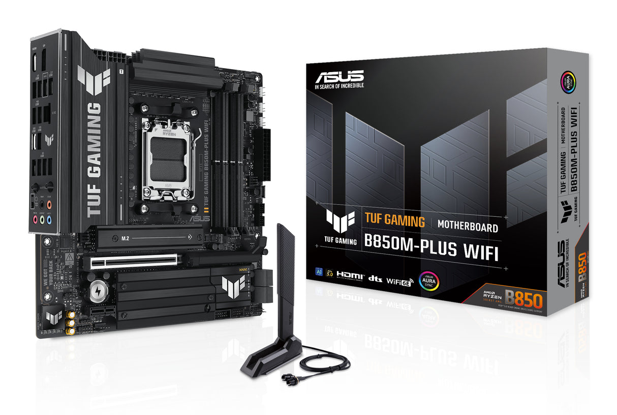 ASUS TUF GAMING B850M-PLUS WIFI placas base AMD Zócalo AM5 Zócalo AM5 DDR5-SDRAM