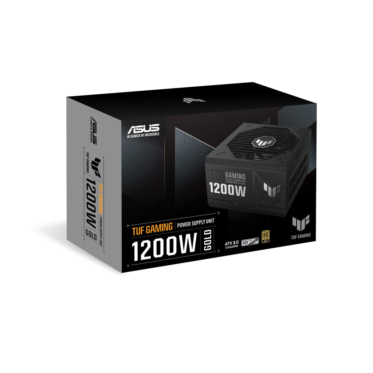 ASUS TUF-GAMING-1200G unidades de fuentes de alimentación 1200 W 100 - 240 V Activo 130 W