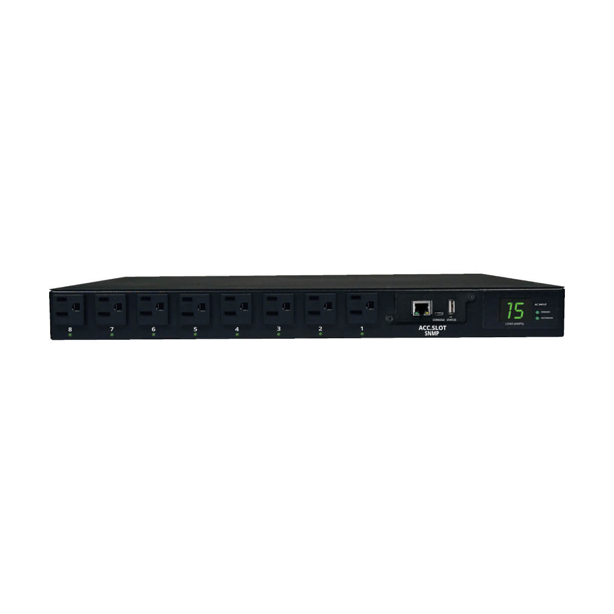Tripp Lite PDUMH15ATNET PDU Monofásico Controlable con Switch de Transferencia Automática, 1.4kW, 2 Entradas 5-15P 15A d