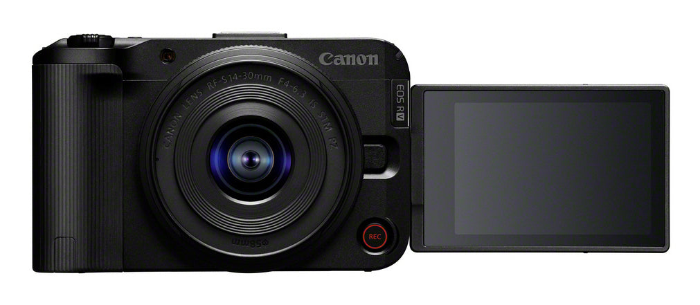 Canon EOS R50V + RF-S 14-30mm f/4-6.3 IS STM MILC 24.2 MP CMOS 6000 x 4000 Pixeles Negro, 4K Ultra HD, Pantalla táctil