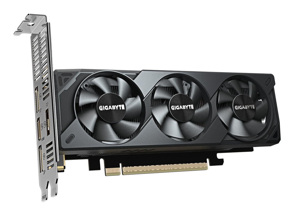 GIGABYTE GeForce RTX 5060 OC Low Profile 8G Tarjeta Gráfica - 8GB GDDR7, 128bit, PCI-E 5.0, 2512 MHz Frecuencia del núcleo, 3 x DisplayPort, 1 x HDMI, GV-N5060OC-8GL tarjetas gráficas Si 3840 NVIDIA GeForce RTX 5060