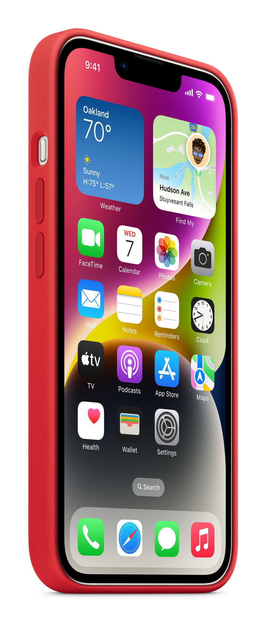 Apple MW5U3ZM/A carcasa para celulares 15.5 cm (6.1") Funda Rojo, iPhone 14
