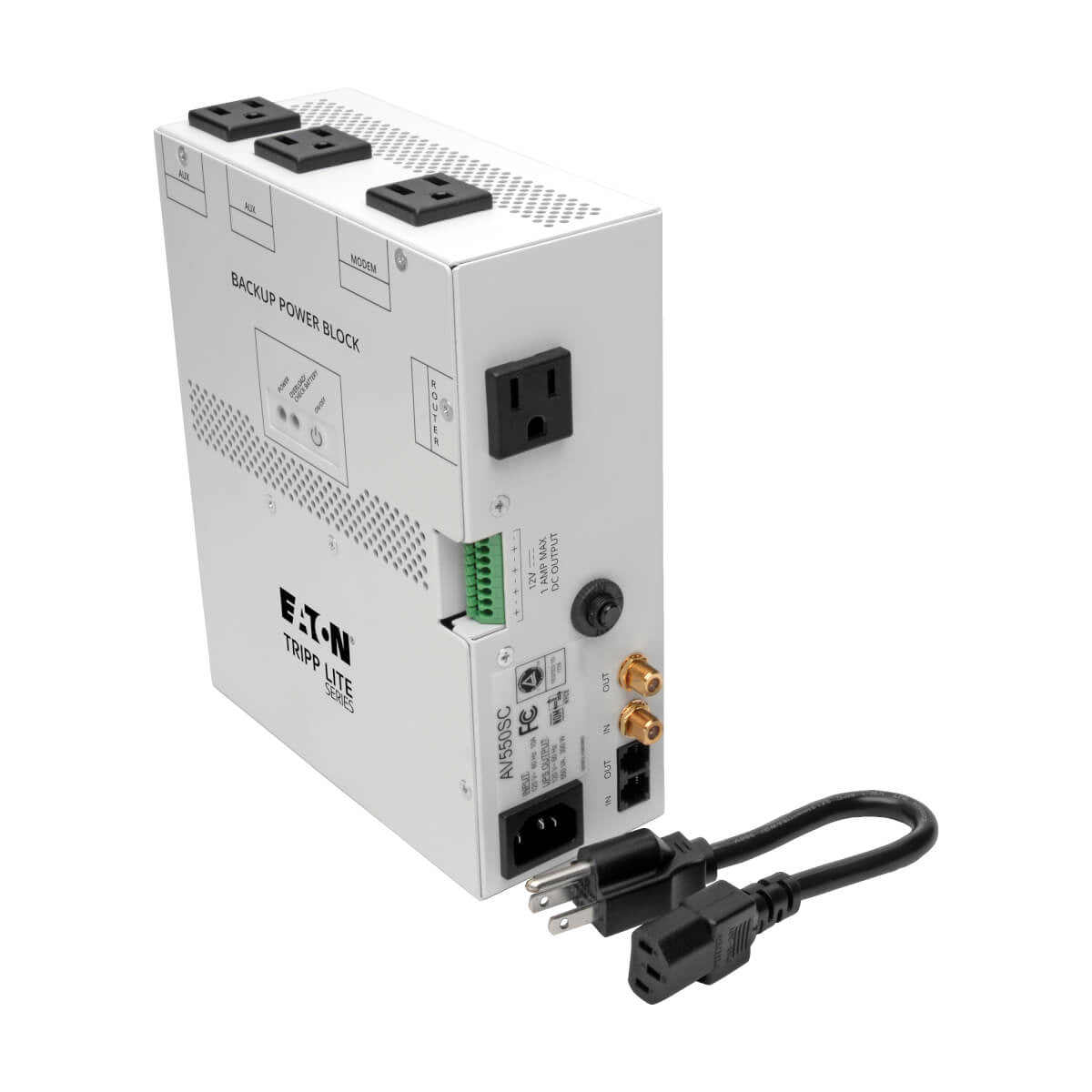 Tripp Lite AV550SC Bloque de Potencia de Respaldo para Audio/Video de 550VA - Protección Exclusiva p