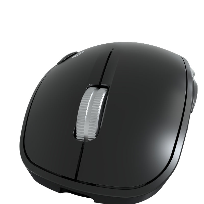 Klip Xtreme Duotrak ratón Oficina Diestro RF inalámbrico + bluetooth Óptico 1600 DPI, Negro