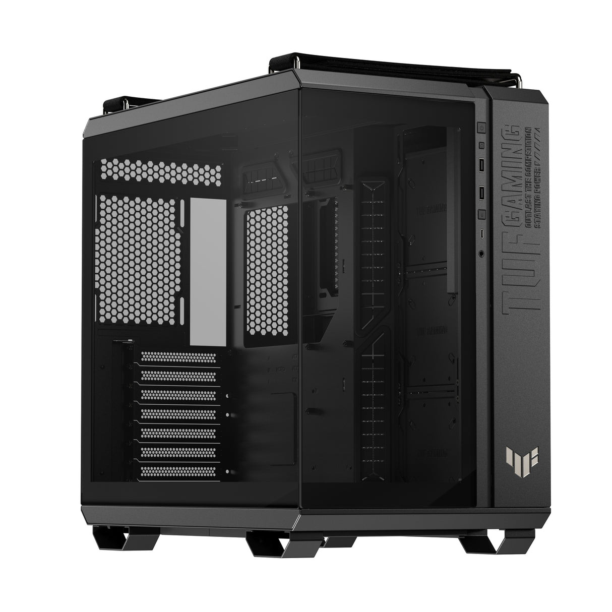 ASUS TUF Gaming GT502 Horizon carcasas ordenador Midi Tower PC Negro ATX, micro ATX, Mini-ITX