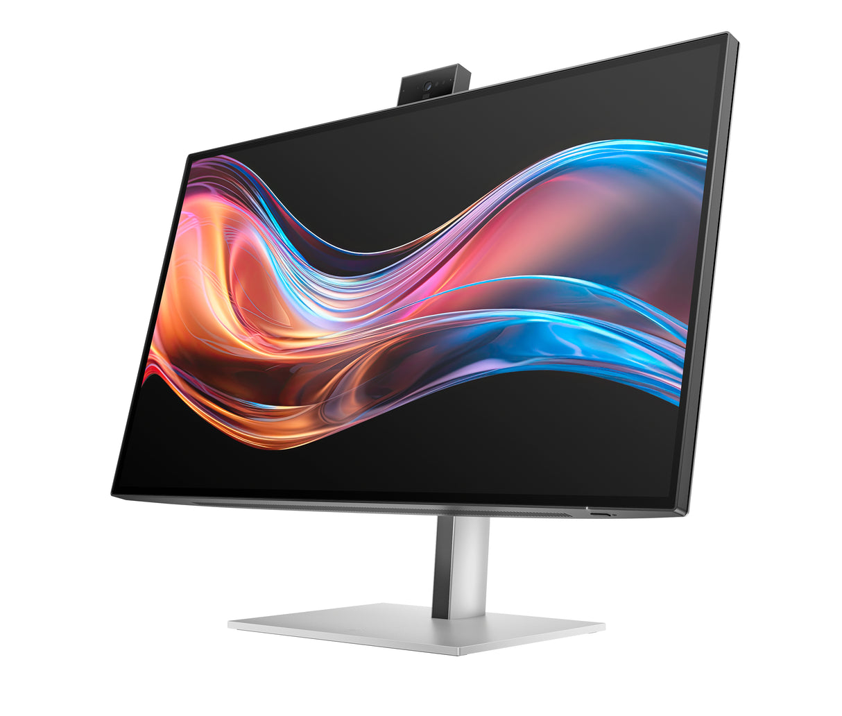 HP Monitor de videoconferencia 4K HP Pro de la serie 7 de 27 pulgadas: 727pm Monitor 68,6 cm (27") 3840 x 2160 Pixeles 4K Ultra HD Edge LED Negro