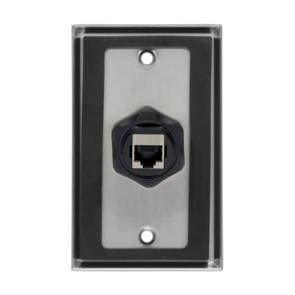 Tripp Lite N206-BC01-IND Acoplador de Mampara RJ45 para Cat5 / Cat6, Hembra a Hembra, Blindado, Indu