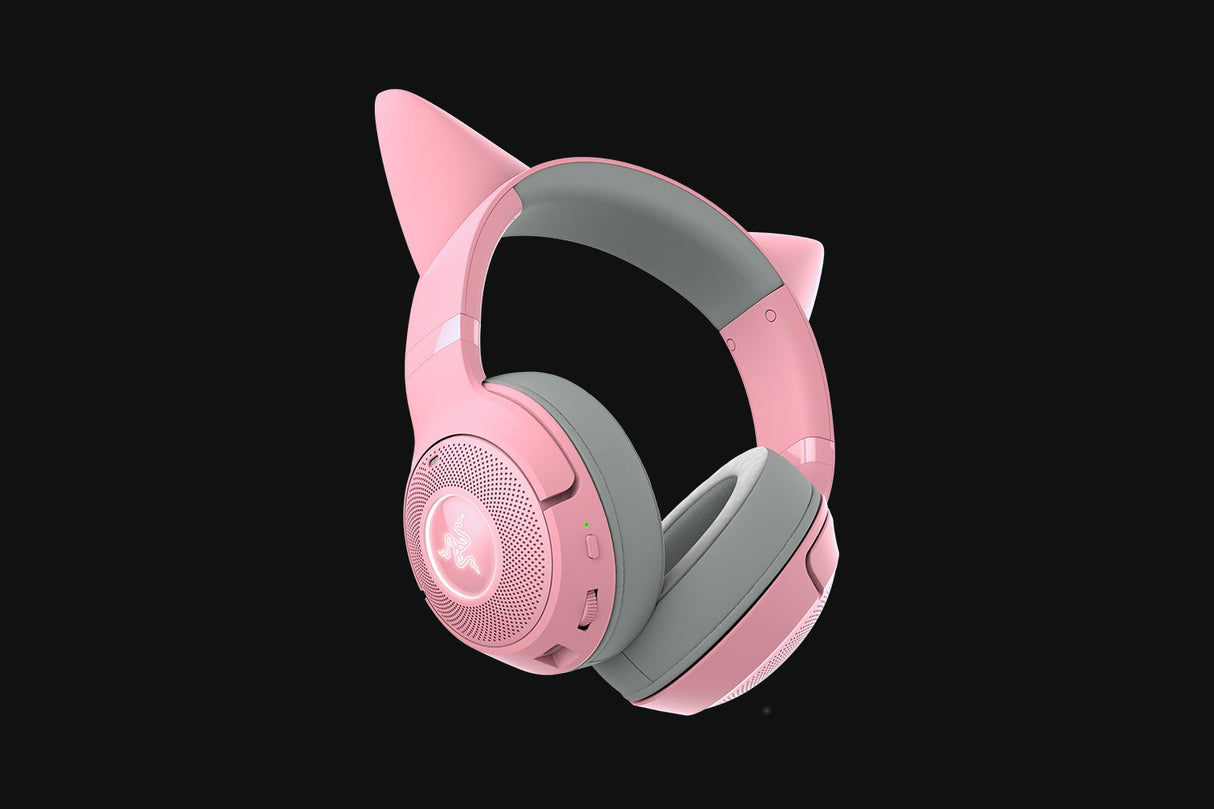 Razer Kraken Kitty V2 BT Auriculares Inalámbrico Diadema Juego Bluetooth Rosa, 20 - 20000 Hz, 350 g