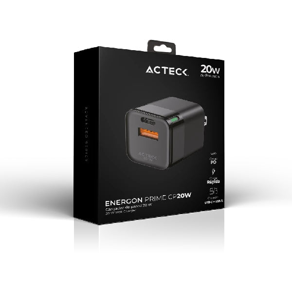 Acteck CP420 Universal Negro USB Interior, AC-935555 | Cargador de dispositivos móviles