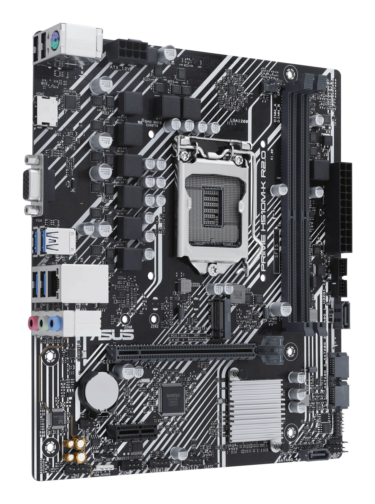 ASUS PRIME H510M-K R2.0 placas base Intel LGA 1200 (Socket H5) DDR4-SDRAM 2