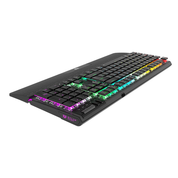 Teclado Gaming Balam Rush GK9791 con Retroiluminación RGB, 104 Teclas Anti-Ghosting, Cable USB 2.0