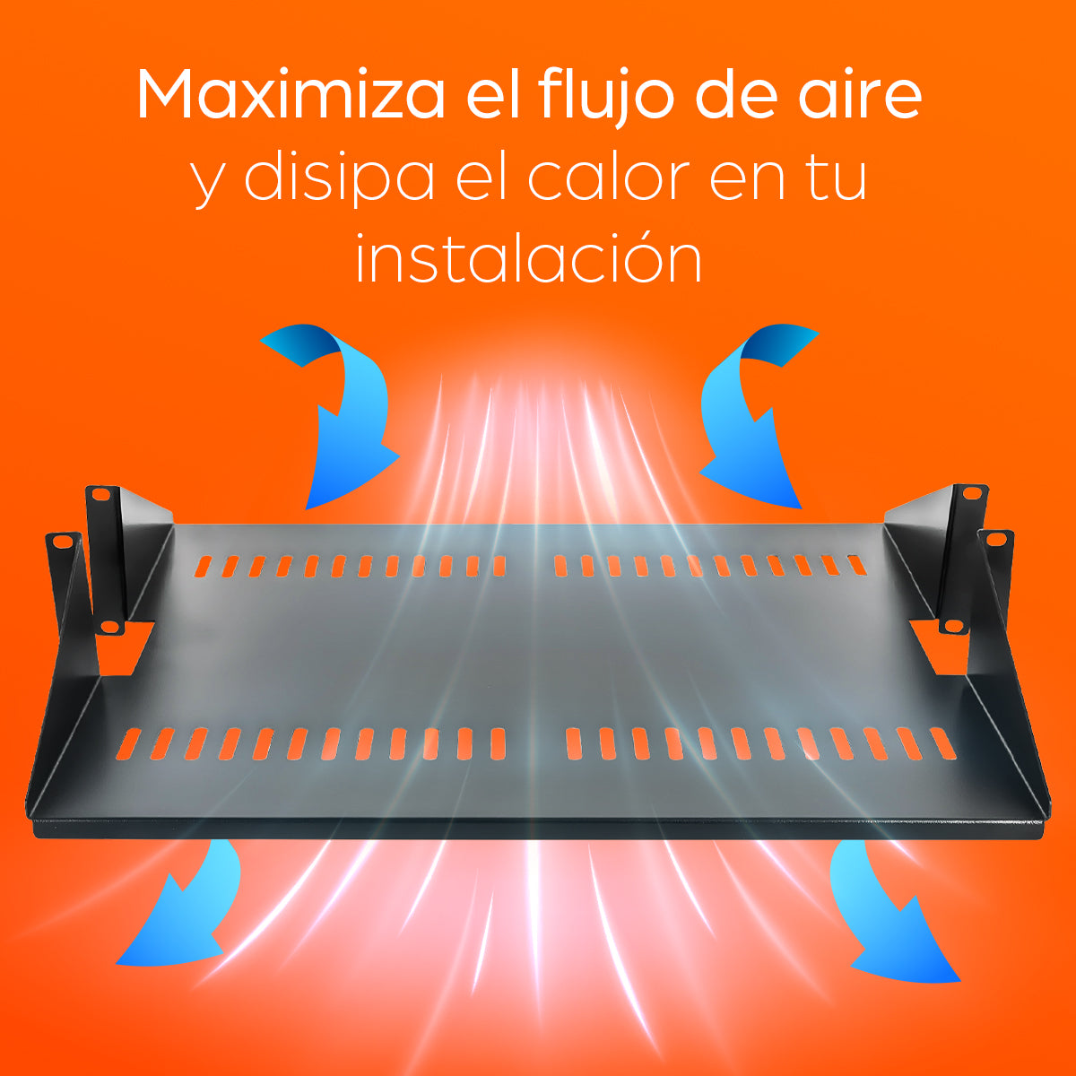 Intellinet 714877 Accesorios para rack Cajón metálico para rack Negro 48,3 cm