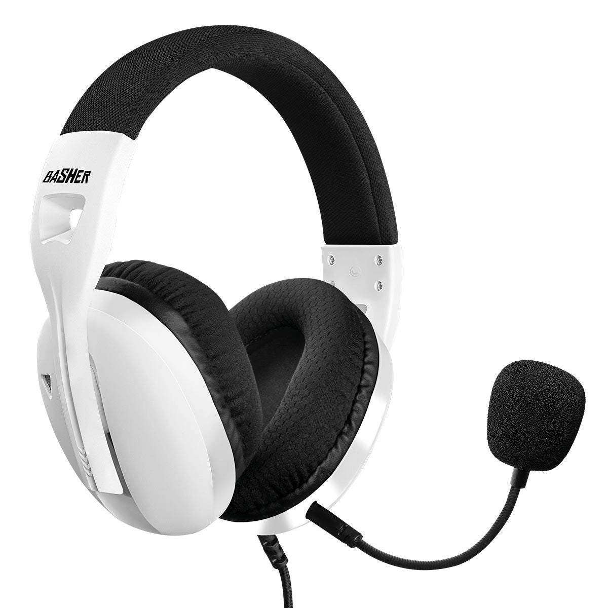 MITZU BASH-4204WH audífono y auriculare Auriculares Alámbrico Diadema Juego Blanco