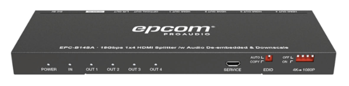 Epcom EPC-B14SA interruptor de video HDMI