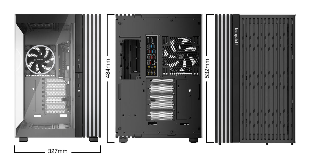 be quiet! LIGHT BASE 900 FX Black carcasas ordenador Full Tower PC Negro 1
