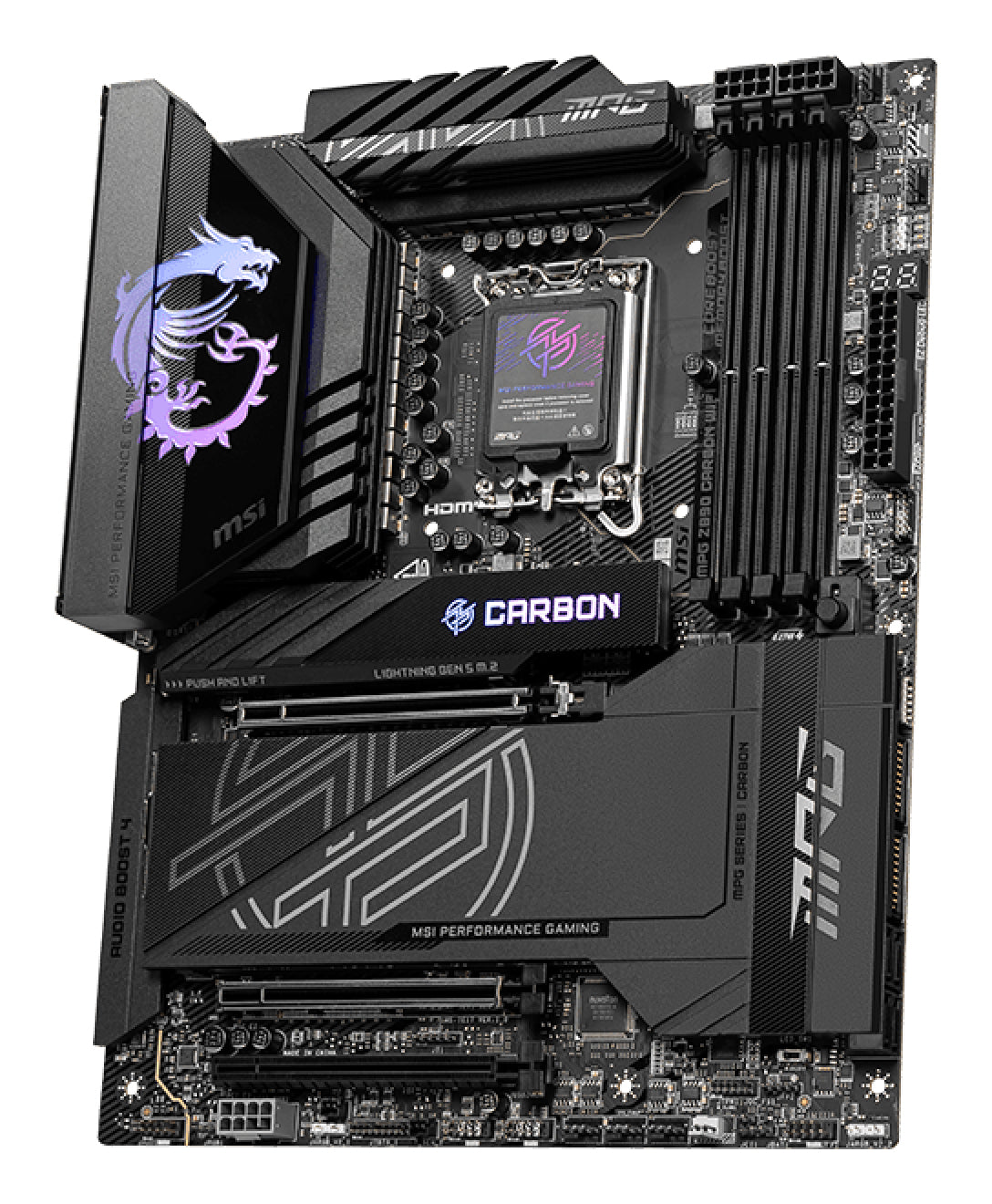 MSI MPG Z890 CARBON WIFI placas base Intel LGA 1851 (Socket V1) Intel Core Ultra (Series 2) LGA 1851