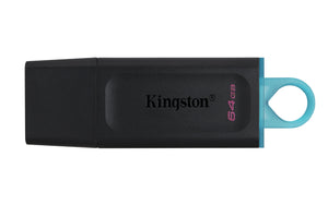 Kingston Technology Unidad Flash USB 3.2 DataTraveler Exodia Memoria Flash 64 GB USB tipo A 3.2 Gen 1 (3.1 Gen 1) Si