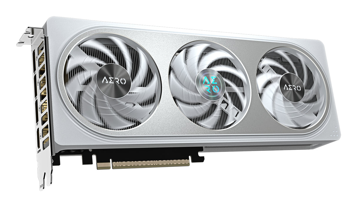 GIGABYTE GeForce RTX 5060 Ti AERO OC 8G Tarjeta Gráfica – 8 GB GDDR7, 128 bits, PCI-E 5.0, 2647 MHz Frecuencia del núcleo, 3 x DisplayPort, 1 x HDMI, GV-N506TAERO OC-8GD tarjetas gráficas Si 4608 NVIDIA GeForce RTX 5060 Ti