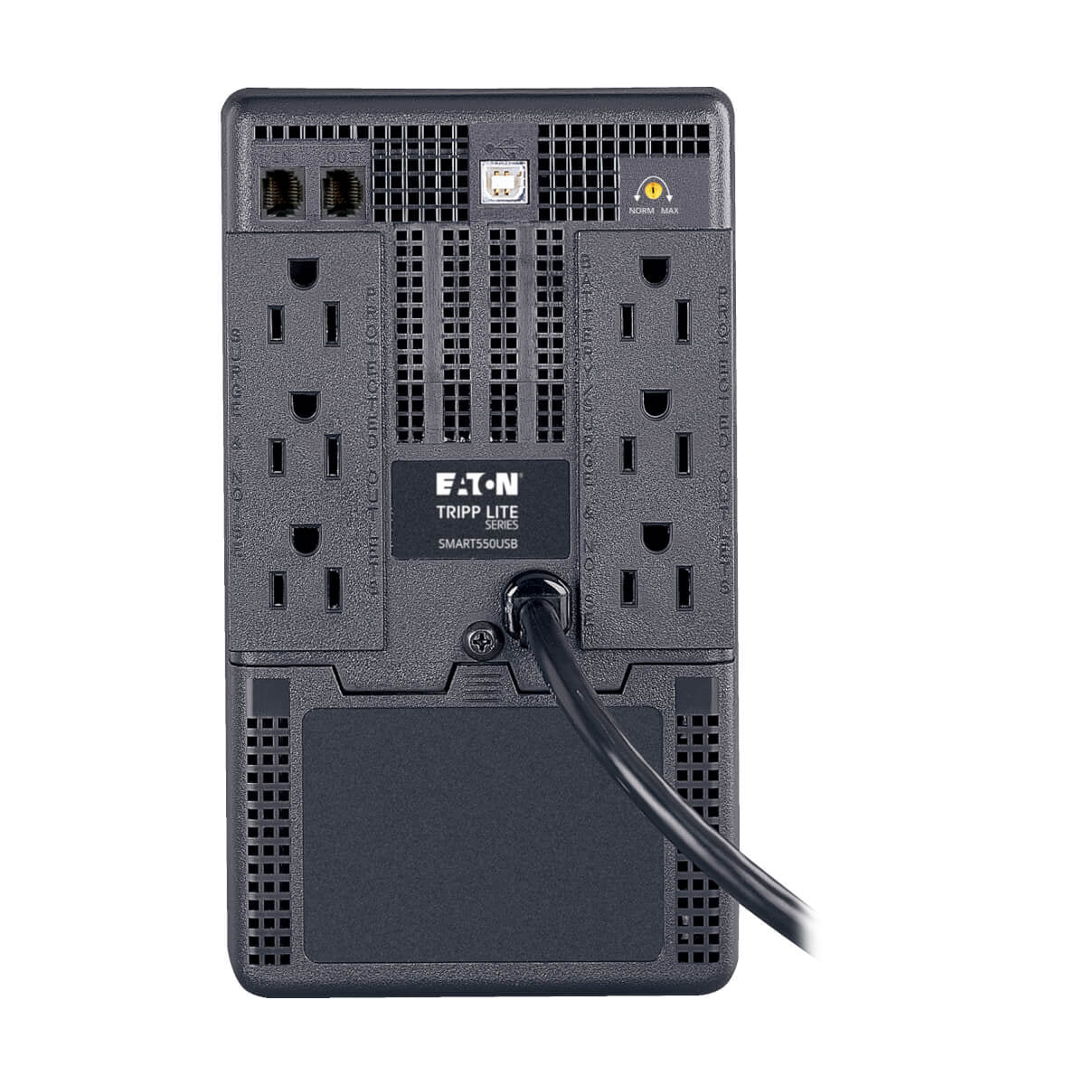 Tripp Lite SMART550USB UPS de línea interactiva SMARTPRO 550 VA 300 W 120 V: seis tomacorrientes, AVR, USB, torre