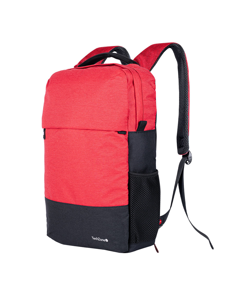 TechZone TZ21LBP07-N mochila Mochila casual Naranja Poliéster, Compartimento del portátil
