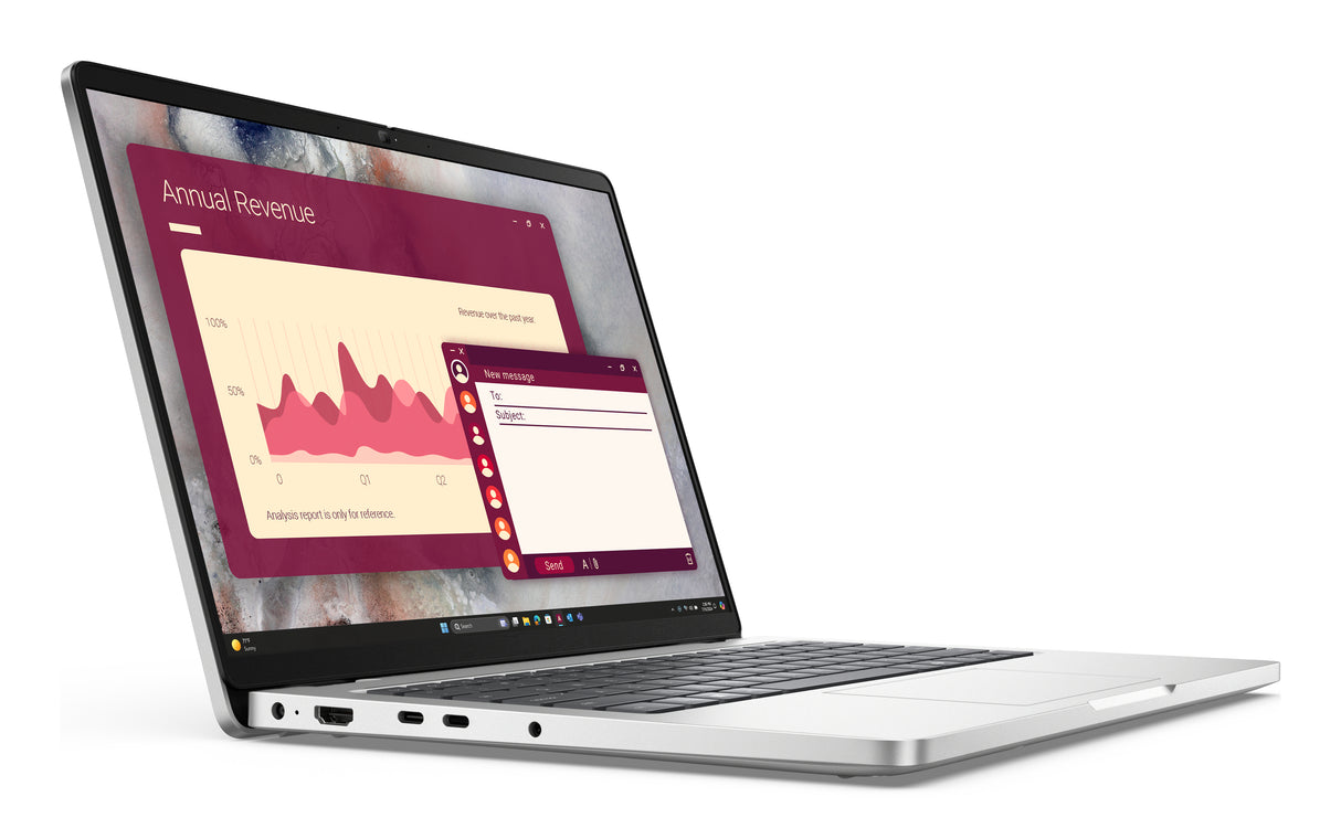 DELL Pro PC14250 Laptop Portátil Plata Concha 35,6 cm (14")