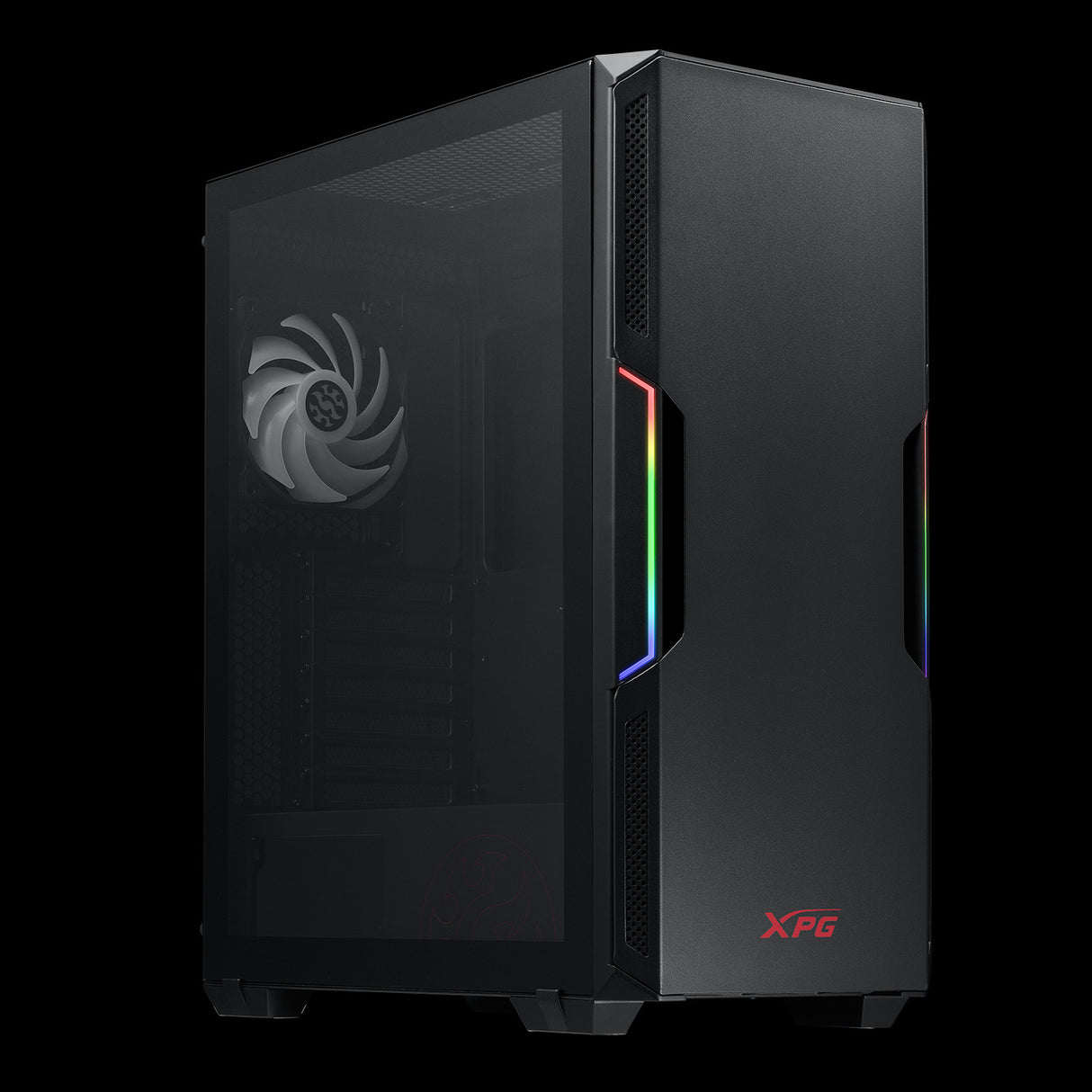 XPG STARKER Mid-Tower Negro carcasas ordenador SPCC Escritorio PC Negro