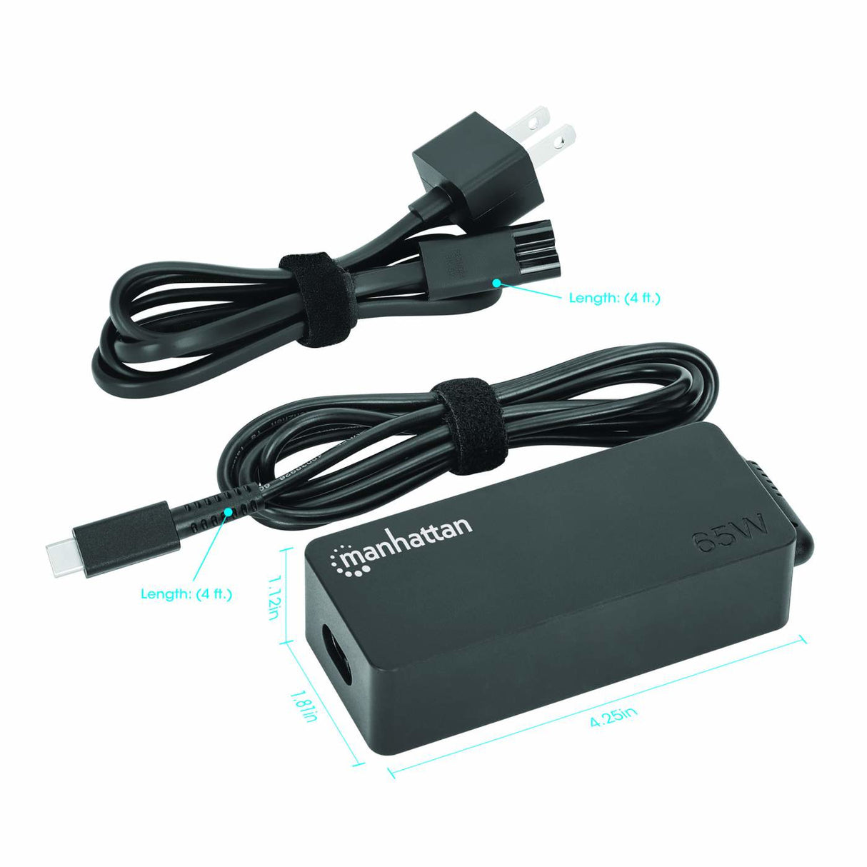 Manhattan 102513 adaptadores e inversores de corriente Universal Interior 100 - 240 V 50 - 60 Hz