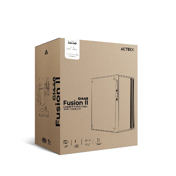 Acteck Fusion II GI440 Micro Torre Blanco 500 W