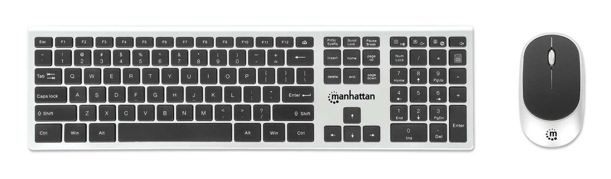 Manhattan 180788 Teclado Universal Inalámbrico RF inalámbrico Switch de tecla de tijera