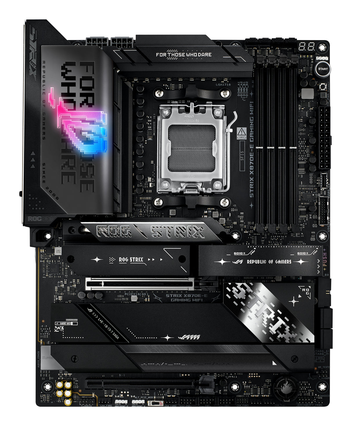 ASUS ROG STRIX X870E-E GAMING WIFI placas base AMD Zócalo AM5 DDR5-SDRAM 4
