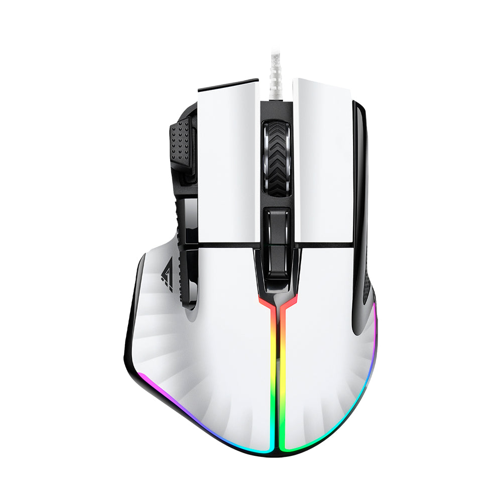 Game Factor MOG602-BK ratón Juego Diestro USB tipo A Opto-mecánica 19000 DPI, Negro