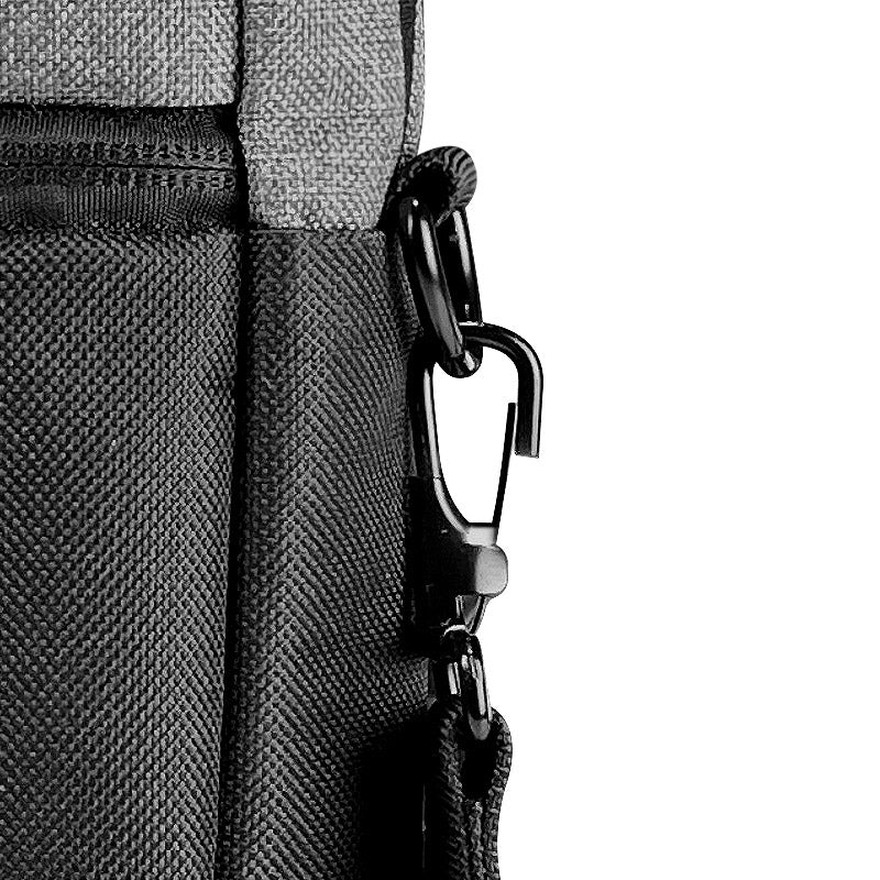 Klip Xtreme Classic Go 39.6 cm (15.6") Maletín portátil Negro, Gris, Tirante para hombro, 460 g