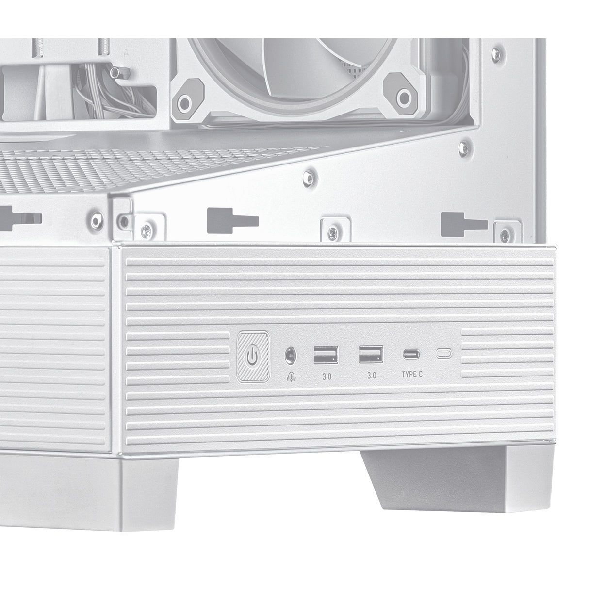 ASUS A31 Plus TG ARGB WHITE carcasas ordenador Metal Midi Tower PC Blanco