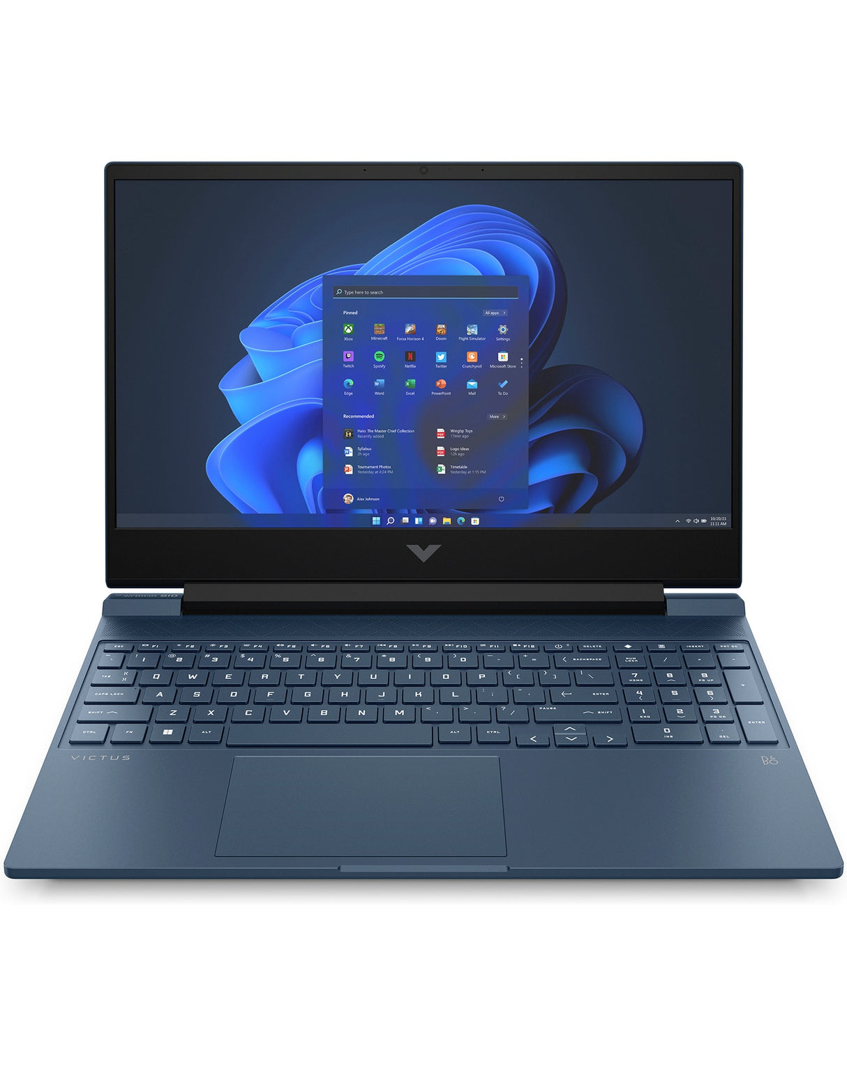 HP Victus Gaming 15-fa1005la Intel® Core™ i5 i5-12450H Computadora portátil 39.6 cm (15.6") Full HD 8 GB DDR4-SDRAM 1 TB SSD NVIDIA GeForce RTX