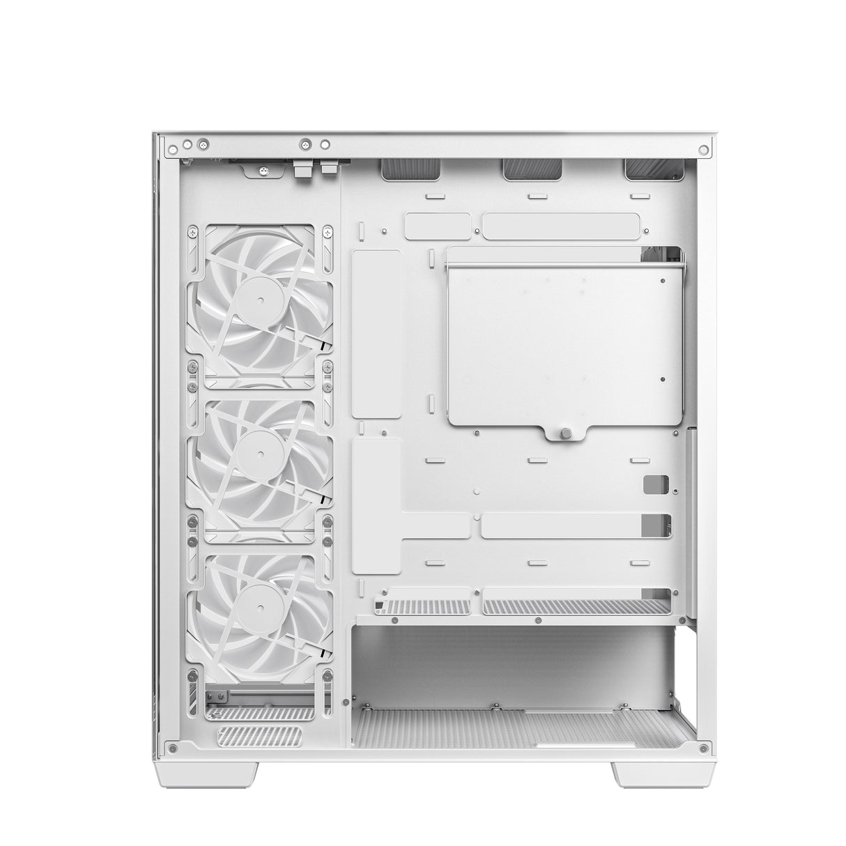 DeepCool CG580 4F WH carcasas ordenador Midi Tower PC Blanco ATX, ITX, micro ATX