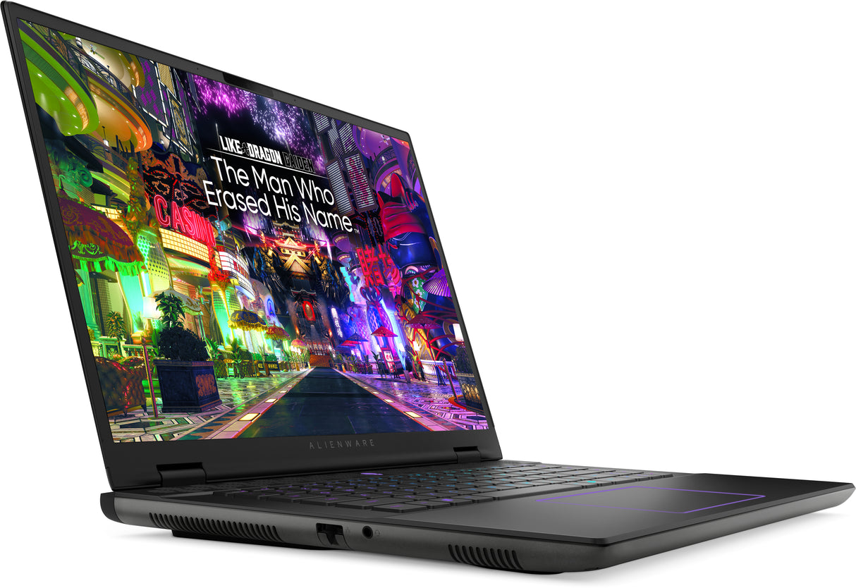 Alienware m16 R2 Laptop Dark Metallic Moon Portátil Negro Concha