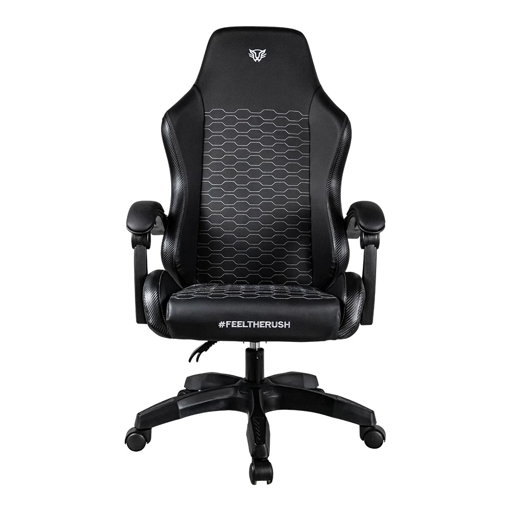 Balam Rush BR-938181 silla para oficina o computadora asiento acolchado respaldo acolchado, Negro, Negro, Espuma