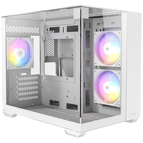 GABINETE ANTEC (CX600M TRIO ARGB WHITE_B) CX600M TRIO ARGB BLANCO, MICRO-ATX, ITX, S/FUENTE