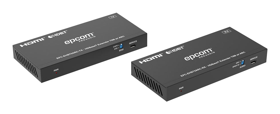 Epcom EPC-EHB150U2 Transmisor y receptor de señales AV Negro