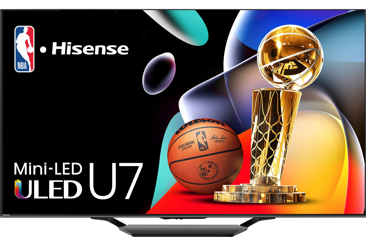 Hisense Class U7 Televisor 139,7 cm (55") 3840 x 2160 Pixeles 4K Ultra HD Mini LED ULED Smart TV Wifi Negro