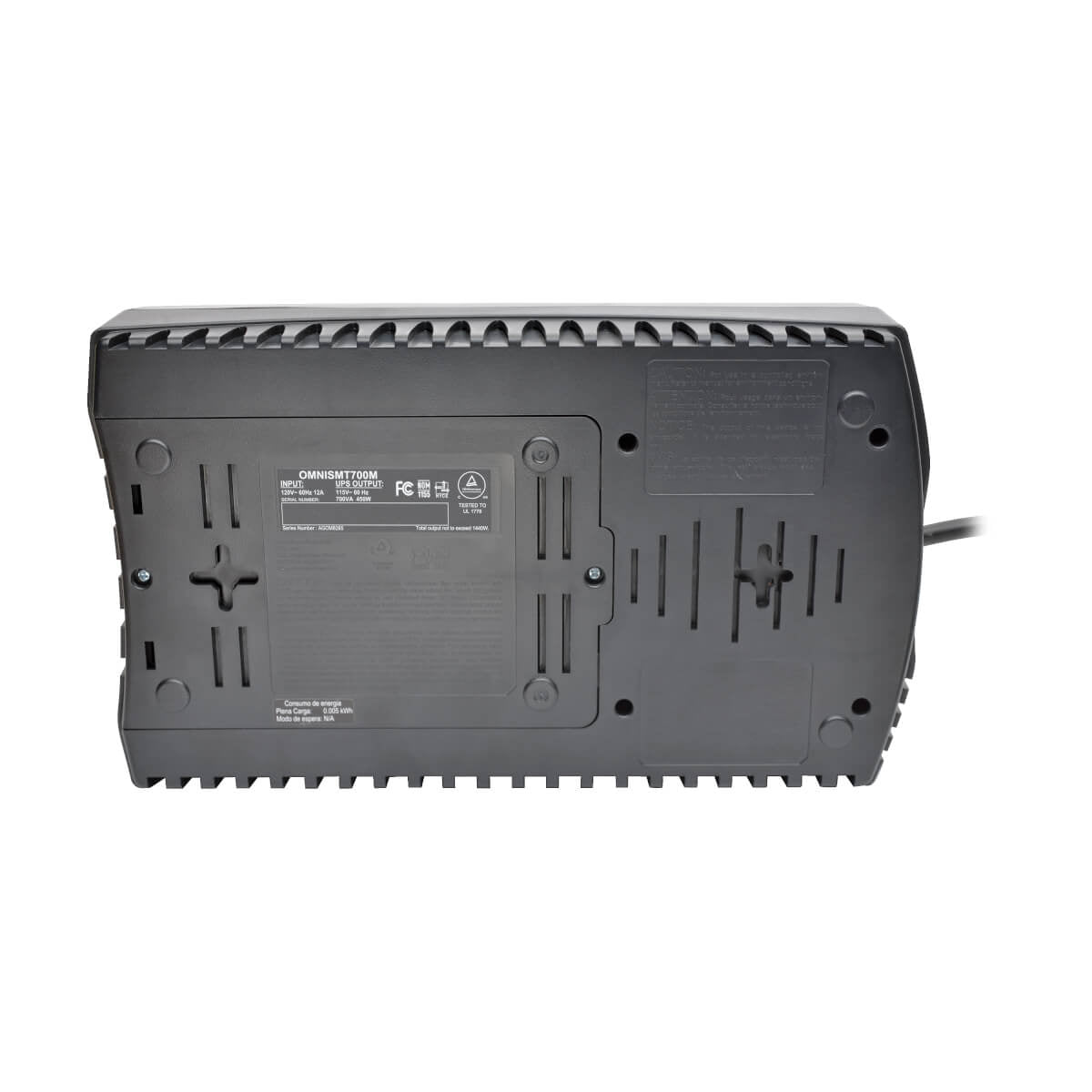 Tripp Lite OMNISMART700M Sistema UPS OmniSmart - Respaldo interactivo por batería para PC personal y estaciones de traba