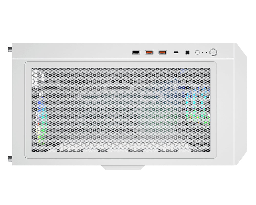 COUGAR CGR-5AD1W-RGB carcasas ordenador Metal, Nylon, Vidrio templado Midi Tower PC Blanco