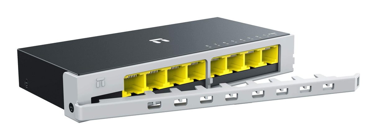 Netis System ST108GD dispositivo de redes Gigabit Ethernet (10/100/1000) Plata, Bidireccional completo (Full duplex)