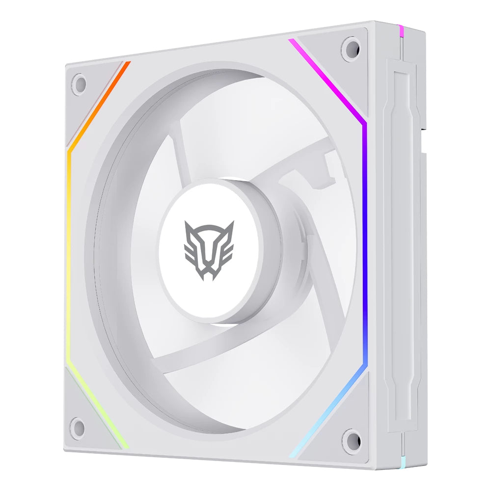 Balam Rush BR-942379 sistema de refrigeración de computadora Gabinete de la computadora Ventilador 12 cm Blanco