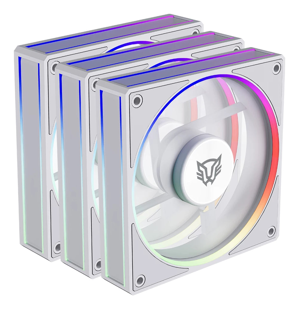 Balam Rush BR-942157 sistema de refrigeración de computadora Gabinete de la computadora Ventilador 12 cm Blanco